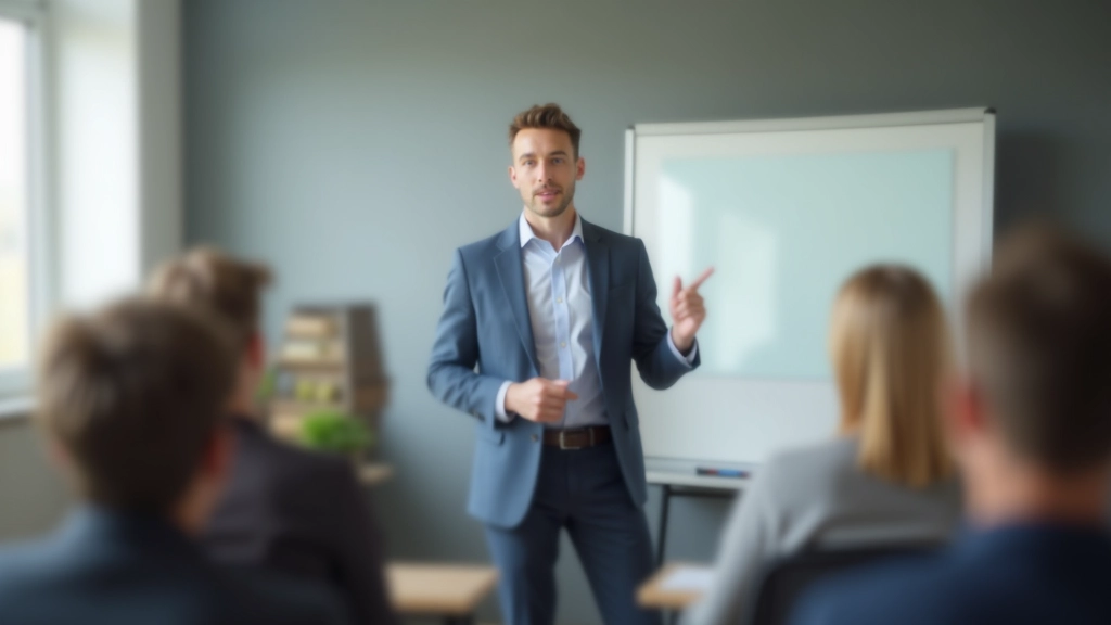 Schüler sitzen im Klassenzimmer während des Unterrichts mit Lehrerin an der Tafel